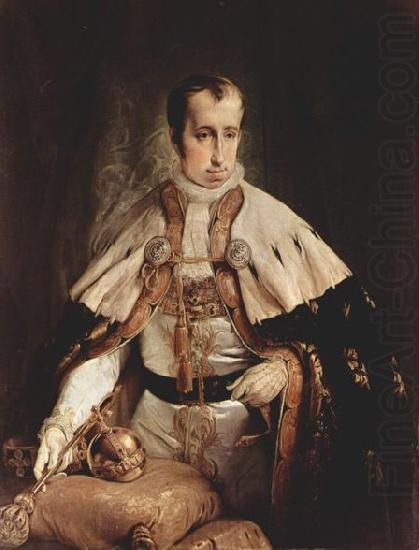 Francesco Hayez Portrat des Kaisers Ferdinand I. von osterreich. china oil painting image